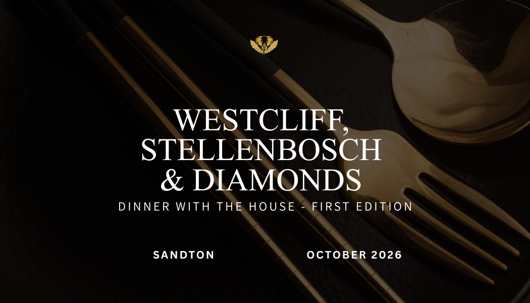 Dinner With The House: Westcliff, Stellenbosch & Diamonds. A Salon for The Novel, The Princess of Westcliff (2026)